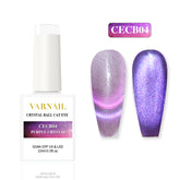 Crystal Ball Cat Eye - CECB04 Purple Crystal